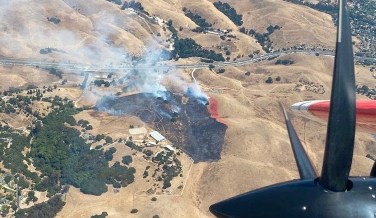 Vargas Fire Scorches Fremont Hills Before Crews Slam On the Brakes