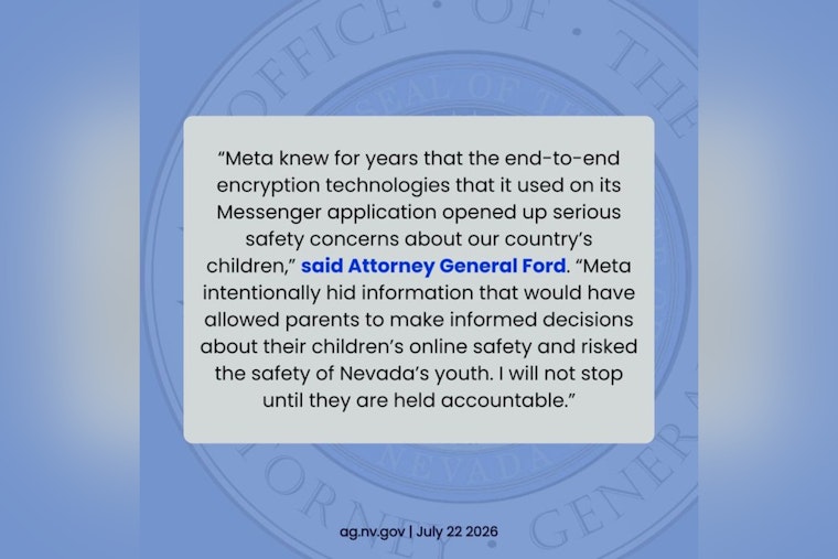 Vegas Judge Slaps Meta With Injunction Over Kids’ Messenger Risks