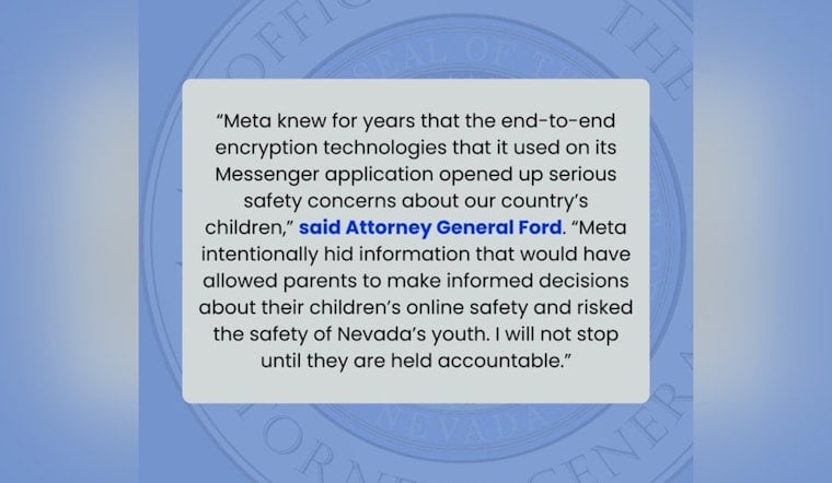 Vegas Judge Slaps Meta With Injunction Over Kids’ Messenger Risks