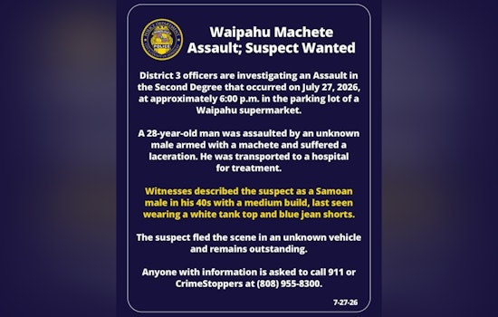 Waipahu Supermarket Parking Lot Turns Violent in Machete Ambush