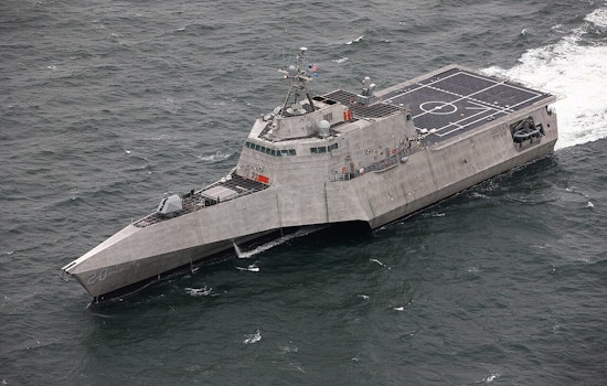 Warships, Water Cannons And West Seattle As Fleet Week Rolls Into Elliott Bay