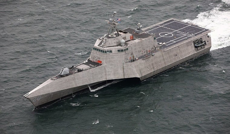 Warships, Water Cannons And West Seattle As Fleet Week Rolls Into Elliott Bay