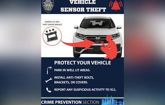 West Harlem Car Crooks Now Targeting High-Tech Sensors, NYPD Warns