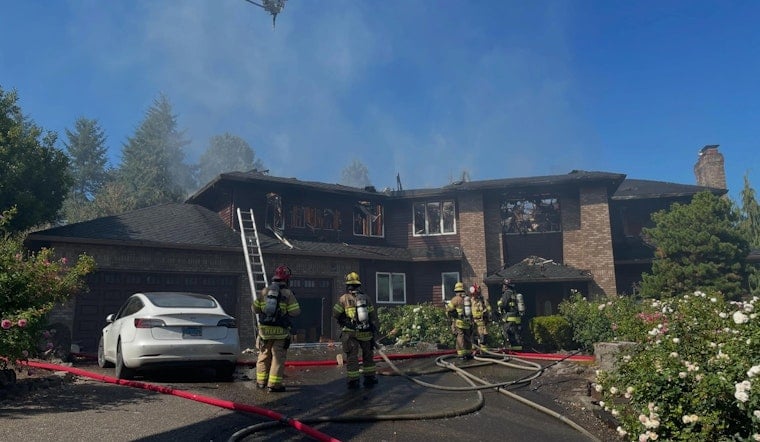 West Linn House Fire Draws Clackamas Crews In Mutual Aid Response