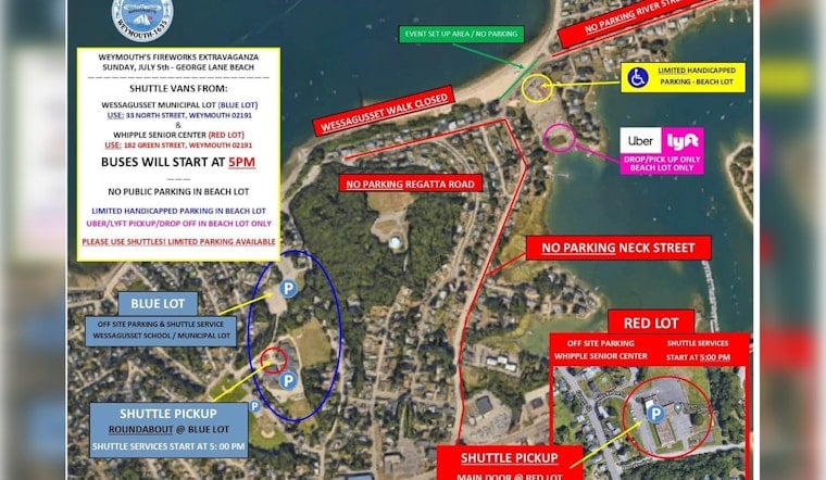 Weymouth Moves Beach Fireworks To Sunday With Shuttles