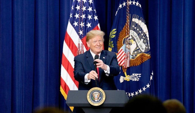 White House Teleprompter Aide Probed Over Trump Speech Betting Bonanza