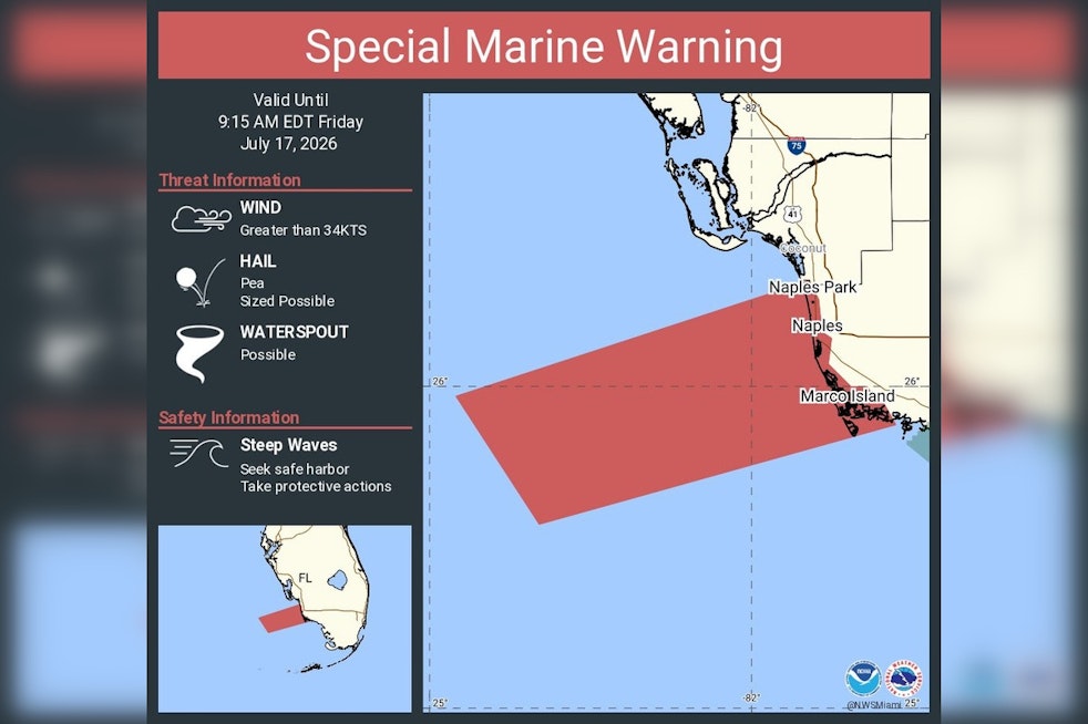 Wild Gulf Squalls Ambush Southwest Florida Boaters as NWS Sounds Alarm