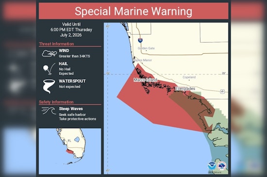 Wild Gulf Squalls Put Everglades Boaters On High Alert, NWS Miami Warns
