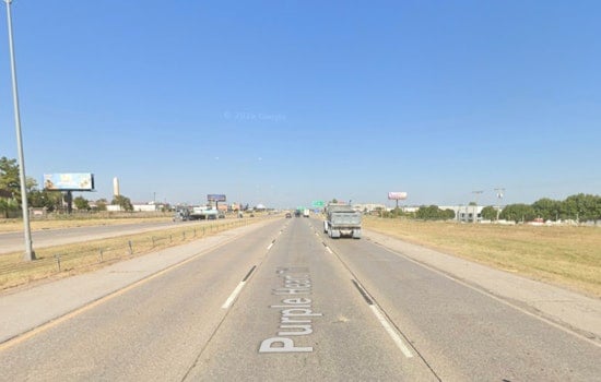 Wild OKC Storms Toss Semi Onto Its Side Along I-44