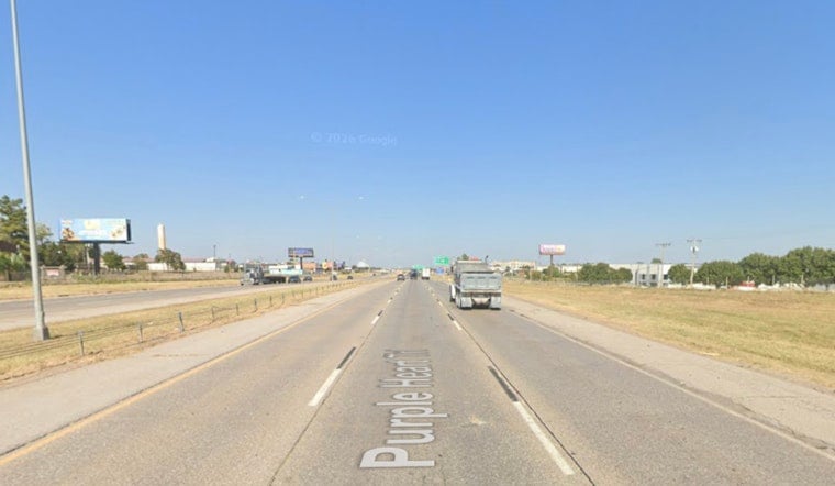 Wild OKC Storms Toss Semi Onto Its Side Along I-44
