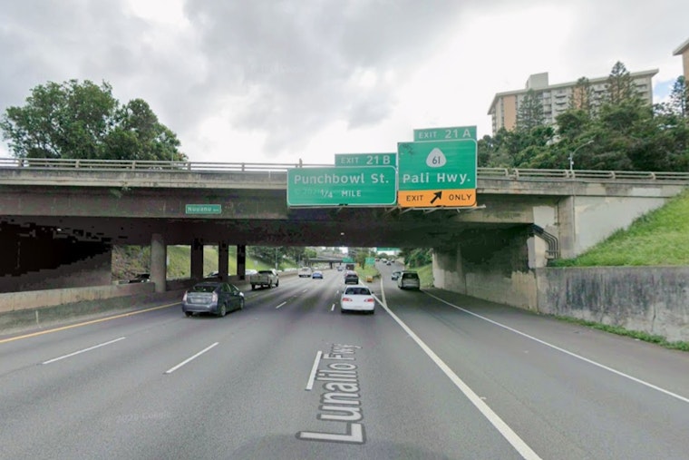 Woman Killed Near Aala Street Overpass During Holiday Crash on H-1