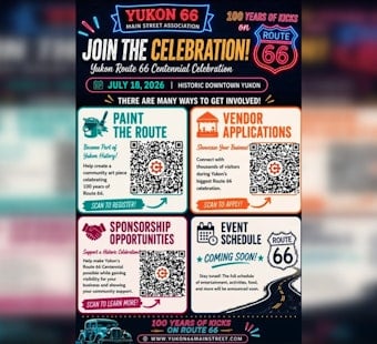 Yukon Turns Main Street Into Full-Throttle Route 66 Birthday Bash