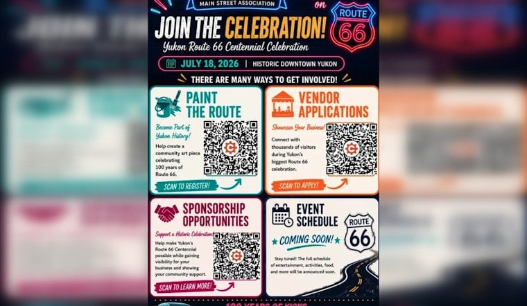 Yukon Turns Main Street Into Full-Throttle Route 66 Birthday Bash