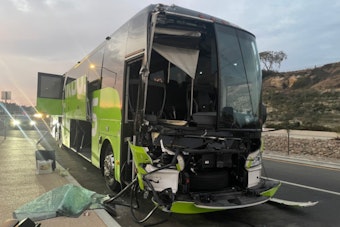 12 Bus Passengers Hospitalized After FlixBus, Semi Collide on I-5 in Encinitas
