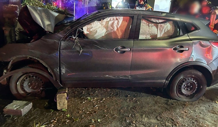 17-Year-Old Hospitalized After Head-On Crash Into Wall on Vancouver's Fourth Plain
