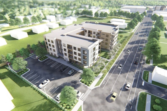93 Affordable Senior Homes Rise Around Lila Mae Brock's Statue in Greenville