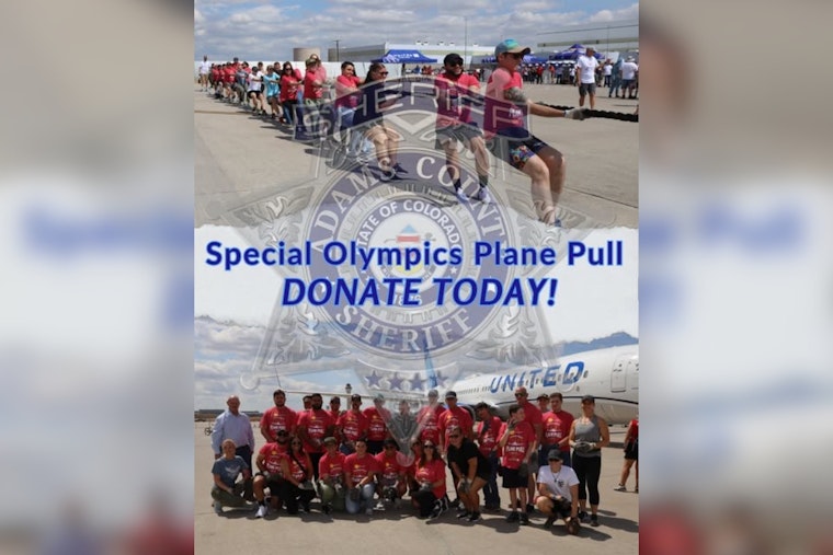 Adams County Deputies to Pull 130,000-Pound Plane for Special Olympics Colorado