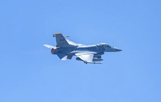 Air Force Pilot's Low F-16 Pass Over Falcons Practice Honors Brother He Lost