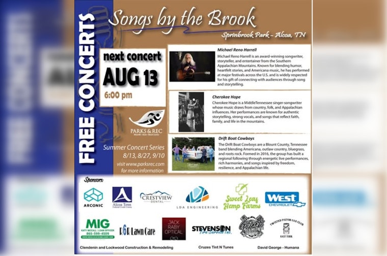 Alcoa's Songs by the Brook Kicks Off Season With Storyteller Michael Reno Harrell