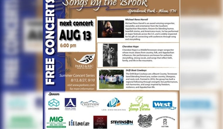 Alcoa's Songs by the Brook Kicks Off Season With Storyteller Michael Reno Harrell