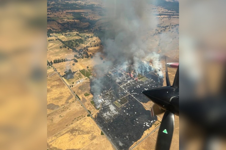 Anderson Fire Shuts Highway 162, Cuts Off Covelo's Only Way Out