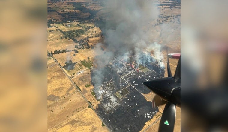 Anderson Fire Shuts Highway 162, Cuts Off Covelo's Only Way Out