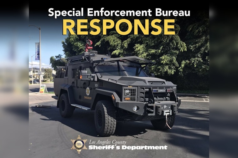 Armed Suspect Barricades Inside Compton Home, SWAT Team Swarms Magnolia Court