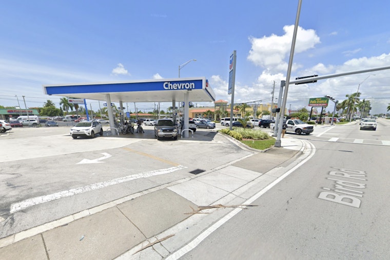 Arsonist Torches Gas Pump at SW Miami-Dade Chevron, Then Vanishes