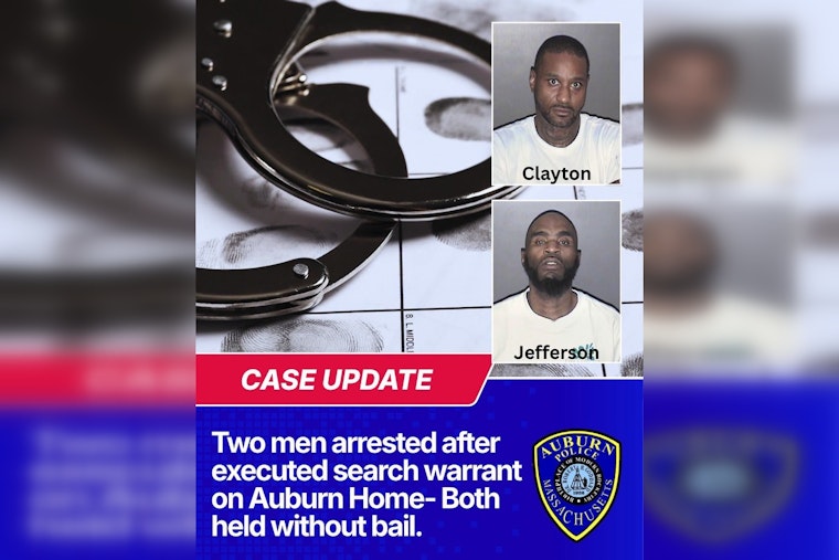 Auburn Raid Nets Two Men, One Tied to Alleged Trafficking, Held Without Bail