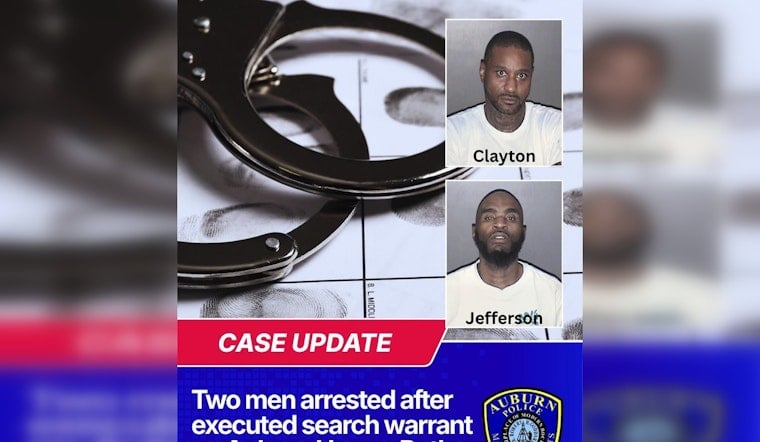 Auburn Raid Nets Two Men, One Tied to Alleged Trafficking, Held Without Bail