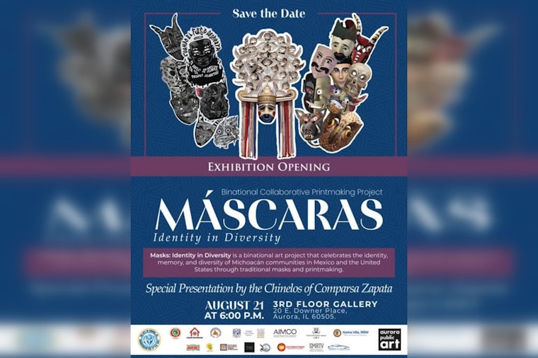 Aurora Gallery Unveils 200 Michoacán Masks and a Migrant's Drywall Art