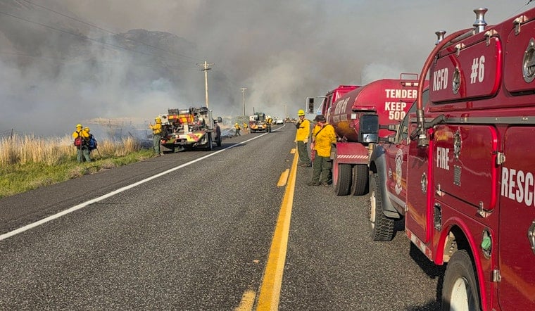 Avery Fire Shuts 11 Miles of Highway 14, Forces Wishram Heights to Flee
