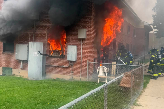 Baltimore Apartment Inferno Erupts, Resident Rushed To Hospital