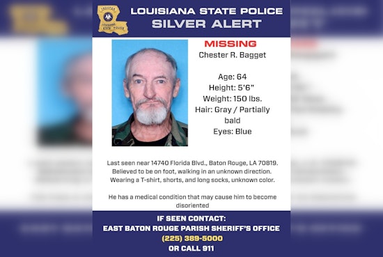 Baton Rouge Silver Alert Seeks 64-Year-Old, Two Days After He Vanished