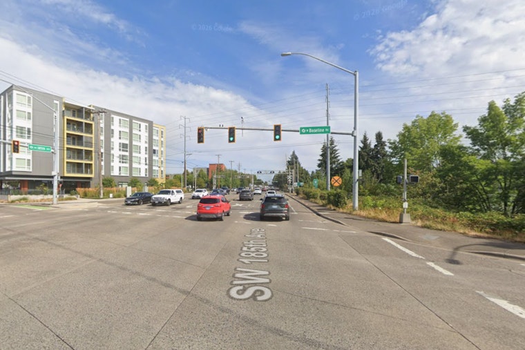 Beaverton Officer, Passenger Hurt in Red-Light Crash at Hillsboro Border Intersection