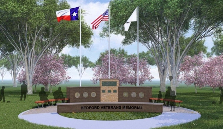 Bedford Fast-Tracks $218K Harris Ryals Park Veterans Plaza for Veterans Day Salute