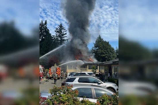 Bellevue Office Fire Collapses Roof, Injures Three Firefighters, One Civilian