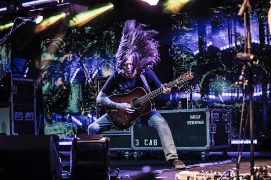 Billy Strings Wears Hockey Helmet After Fishers Concert Incident