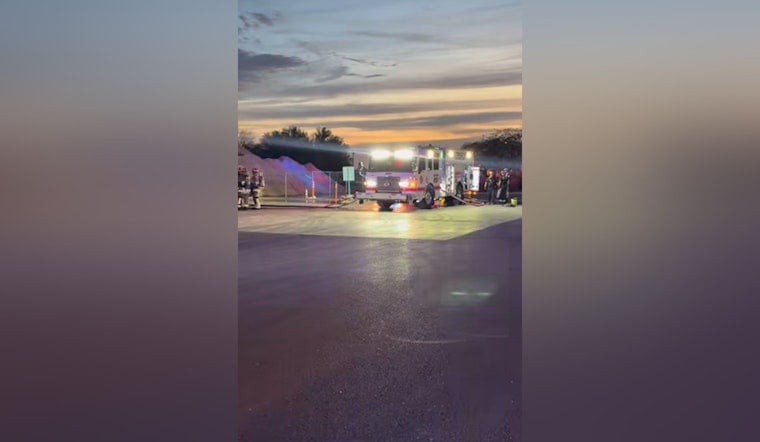 Black Smoke Pours From Scottsdale Waste Site, Fire Crews Call In Hazmat Team