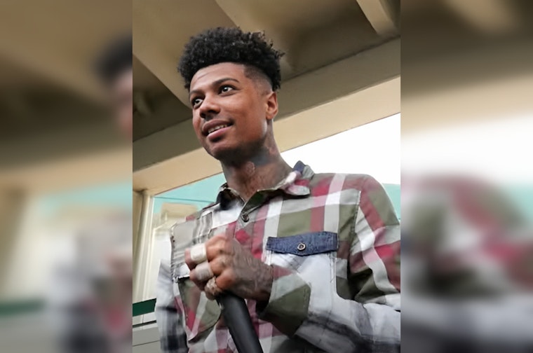 Blueface Cuffed at Santa Clarita Restaurant in Second Swatting Call in Weeks