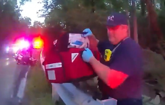 Bodycam Shows Biker’s 10-Foot Plunge, Wild Creek Rescue in Green Township