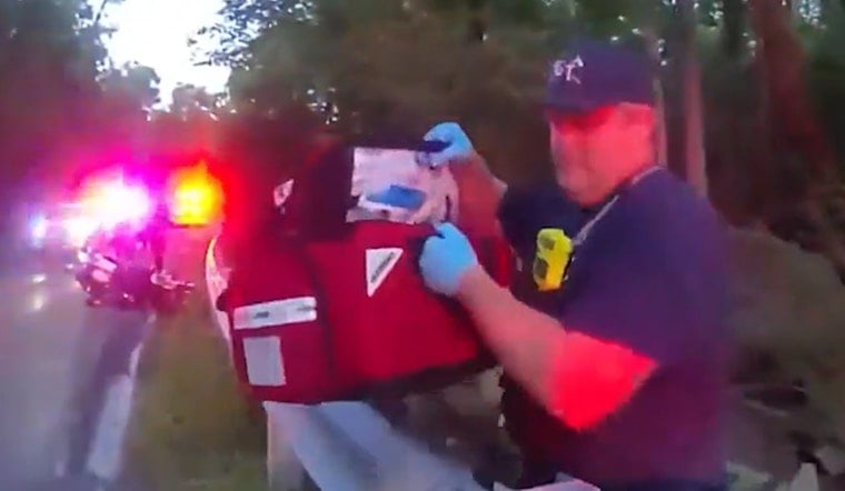 Bodycam Shows Biker’s 10-Foot Plunge, Wild Creek Rescue in Green Township