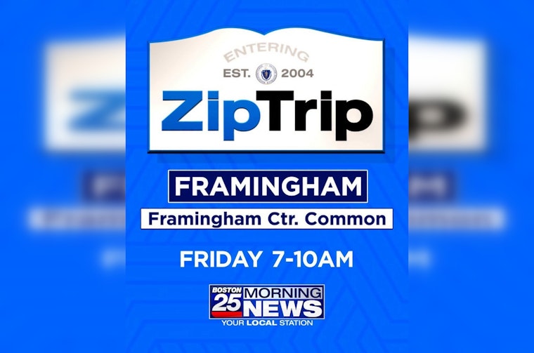 Boston 25's Zip Trip Wraps Summer Tour Friday on Framingham Centre Common