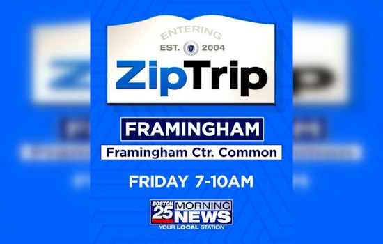 Boston 25's Zip Trip Wraps Summer Tour Friday on Framingham Centre Common