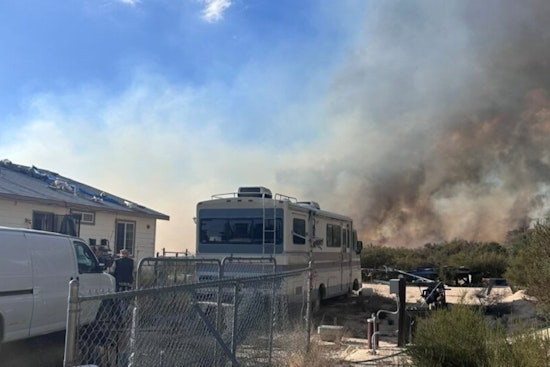 Boulevard Couple Pulled From Flames as Thorn Fire Suddenly Shifts Course
