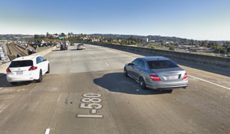Box Truck Slams Sand Barrels at Oakland's MacArthur Maze, Snarls I-80 to Richmond