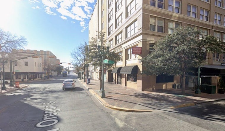 Burgundy Mural Near Café Central Teases Secretive New Downtown El Paso Restaurant