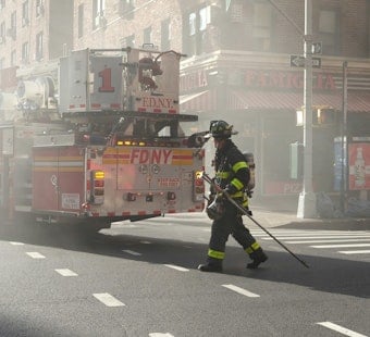 Car Fire Chokes Major Deegan in Kingsbridge, Snarling Traffic With Black Smoke