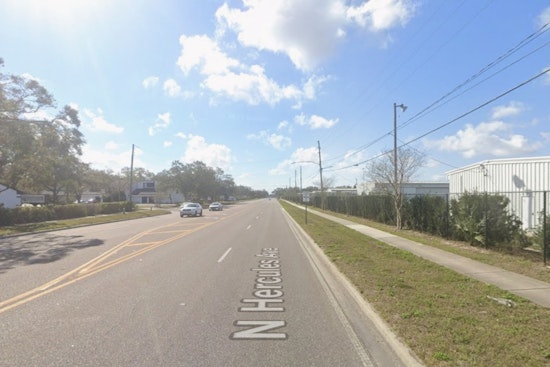 Car Plunges Into Clearwater Pond Off Hercules Avenue, Driver Airlifted In Serious Condition