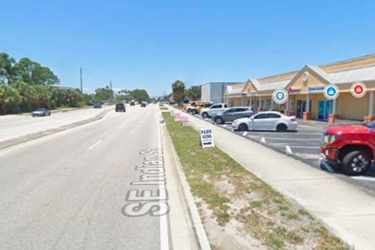 Car Slams Into Stuart Gun Shop, Driver Rushed With Traumatic Injuries